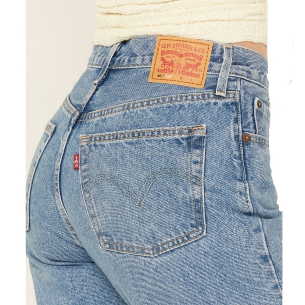 Levi's 150 Year Anniversary Edition Women's High Rise Denim Jeans - Classic Blue